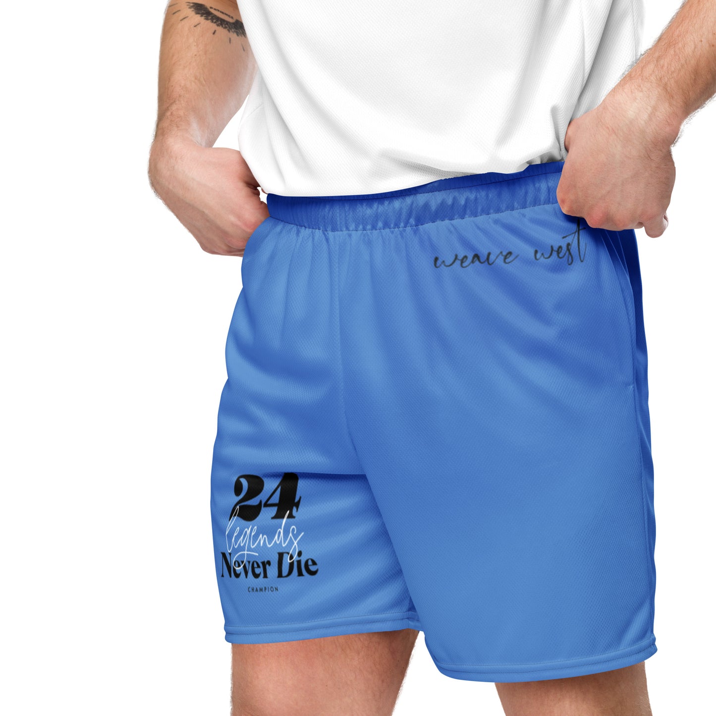 Basketball Mesh Light Polyester Shorts (Legends Never Die) - Weave West