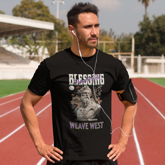 Premium Regular Fit Cotton Tee (Blessing) - Weave West