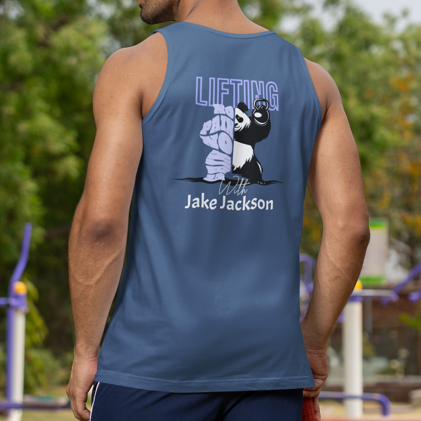 Personalized Polyester Body Fit Tank (Lifting)