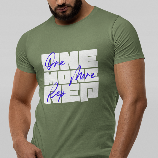 Premium Classic Fit Cotton Tee One More Rep - Weave West