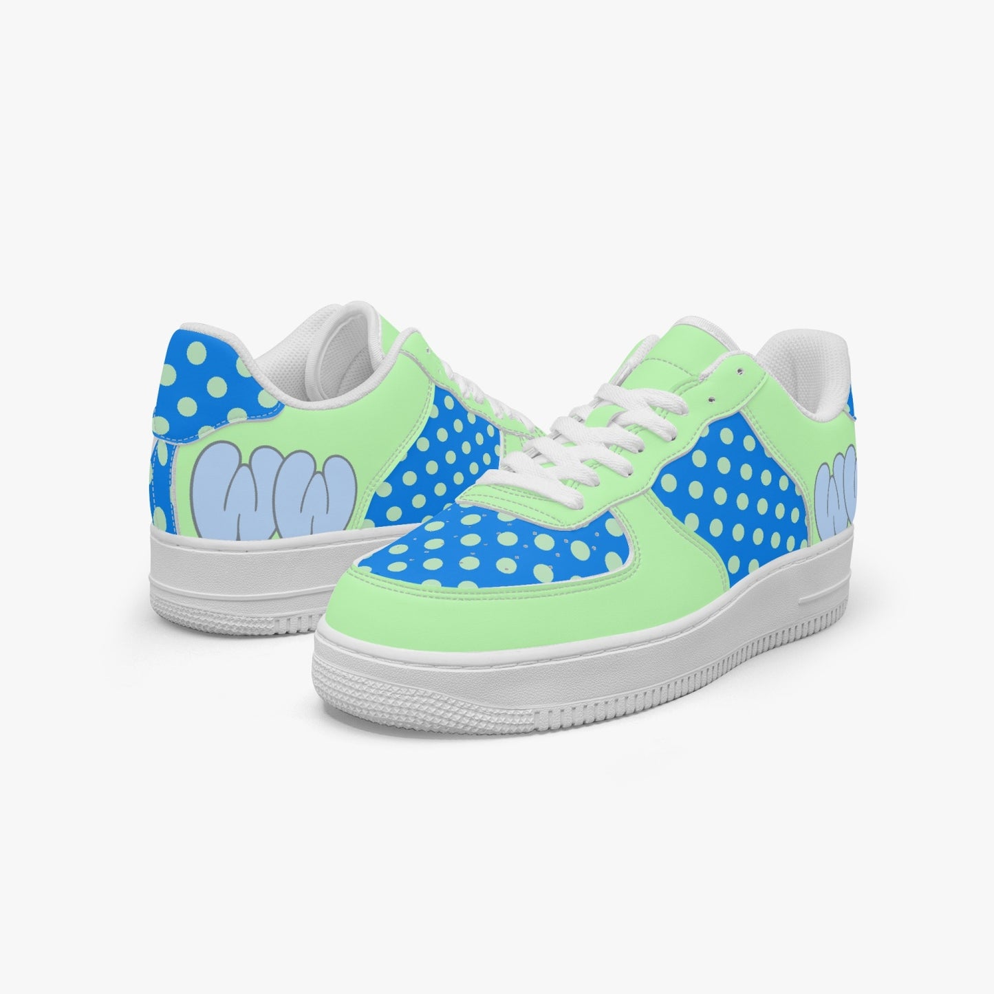 Casual Leather Sport Minty Dots - Weave West