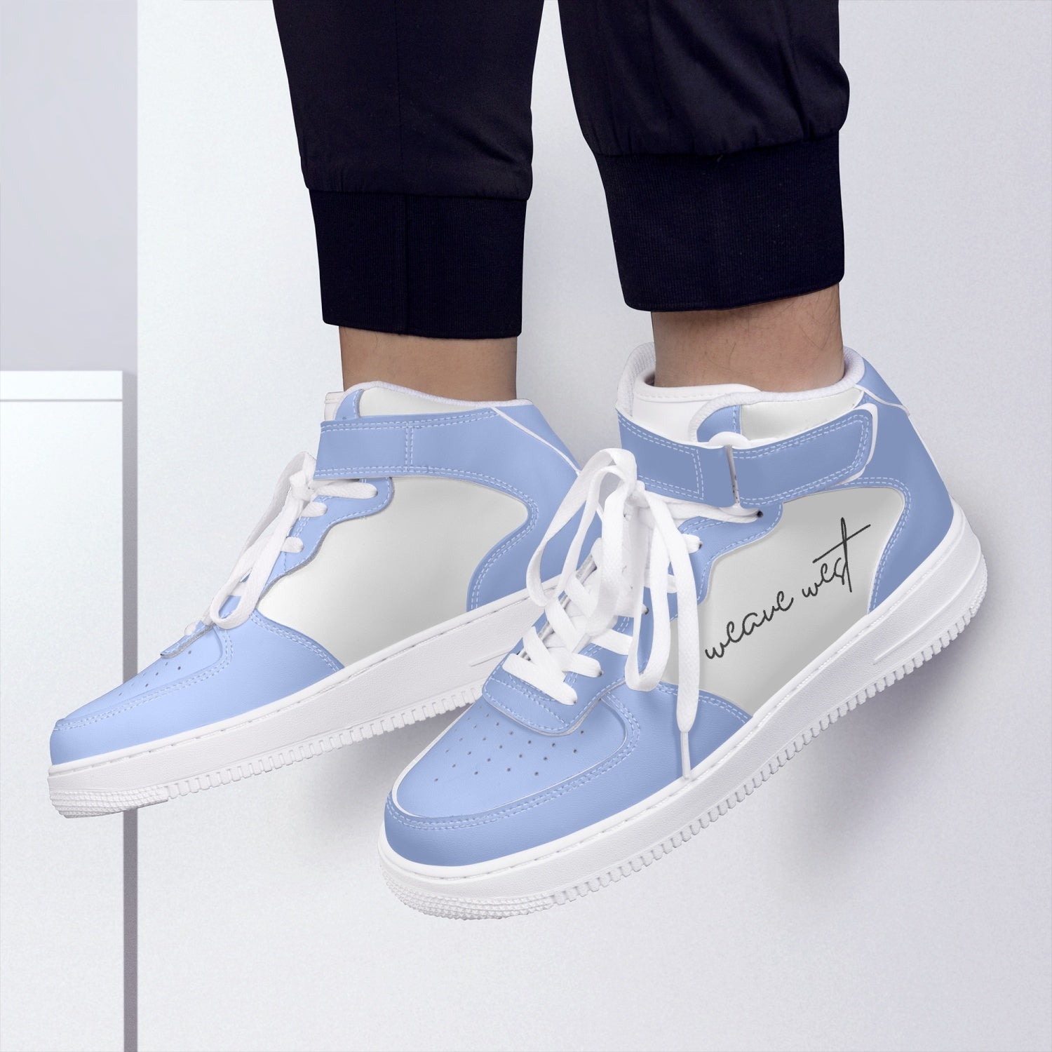 High Top Sporty Baby Blue - Weave West