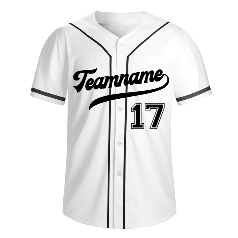 Baseball Jersey (White) - Weave West