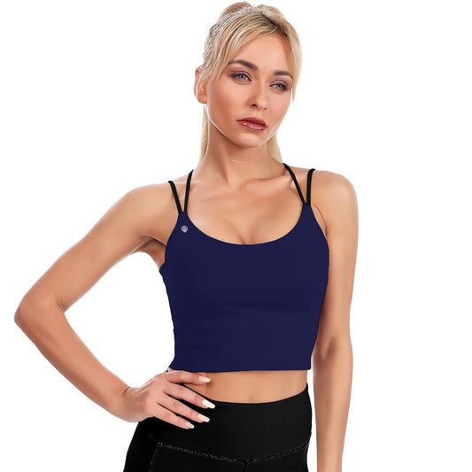 Zen Noir Thin Strap Tank Deep Sea - Weave West