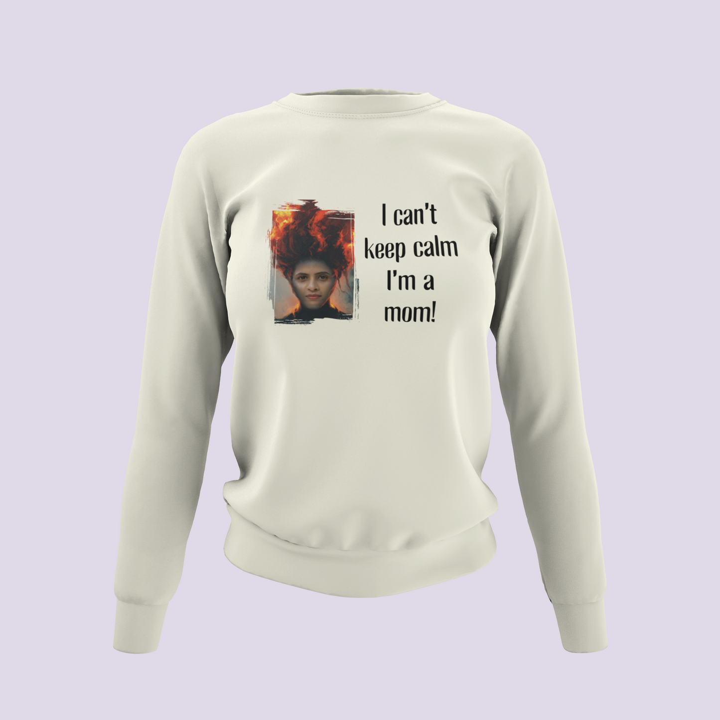 Custom Funny Mom Sweatshirt (I Am A Mom) - Weave West