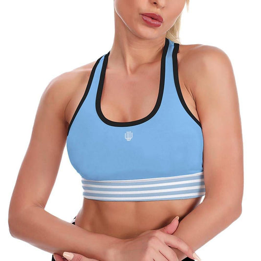 Casual Sports Bra Heavenly Blue | Women Comfy Push Up Bra - Weave West