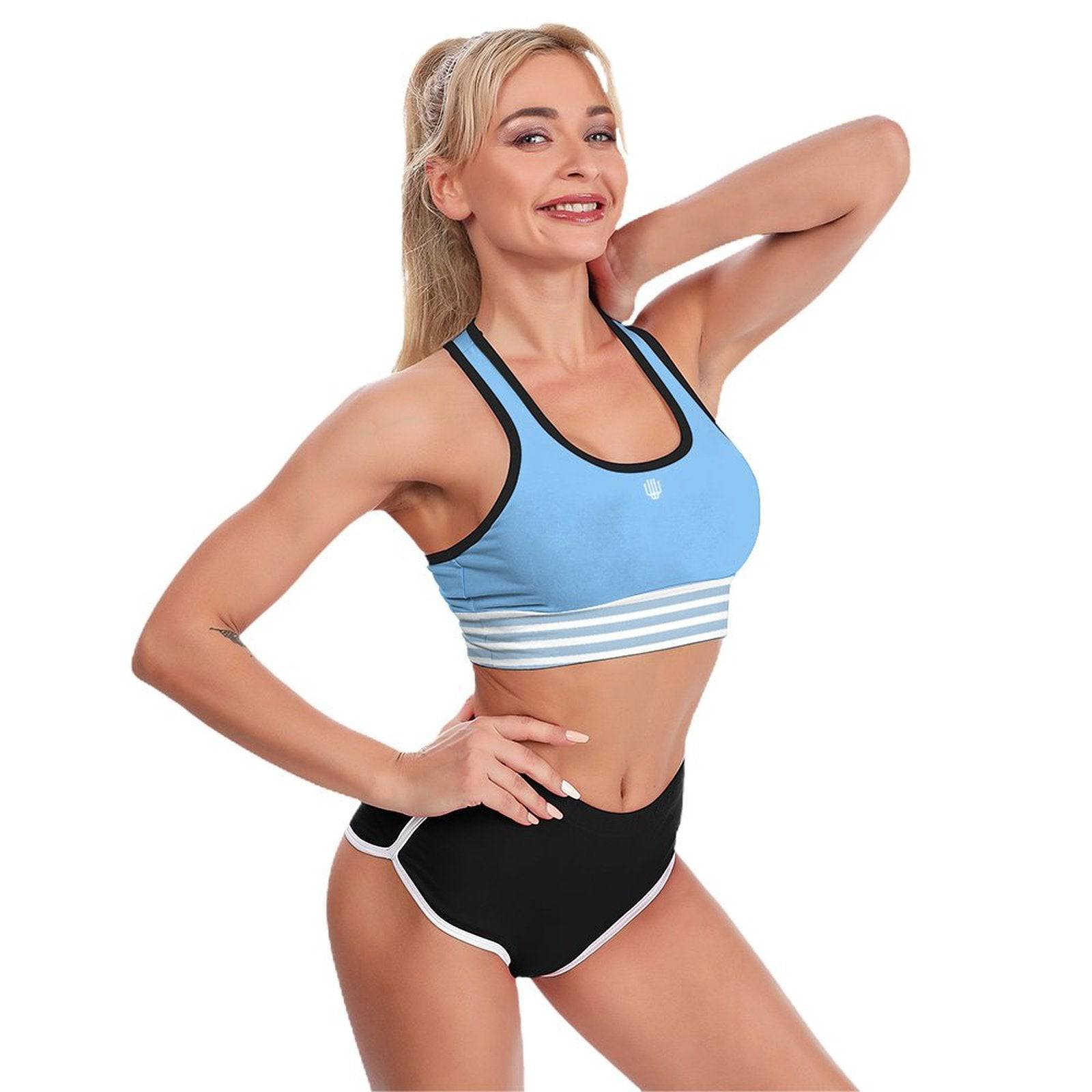 Casual Sports Bra Heavenly Blue | Women Comfy Push Up Bra - Weave West