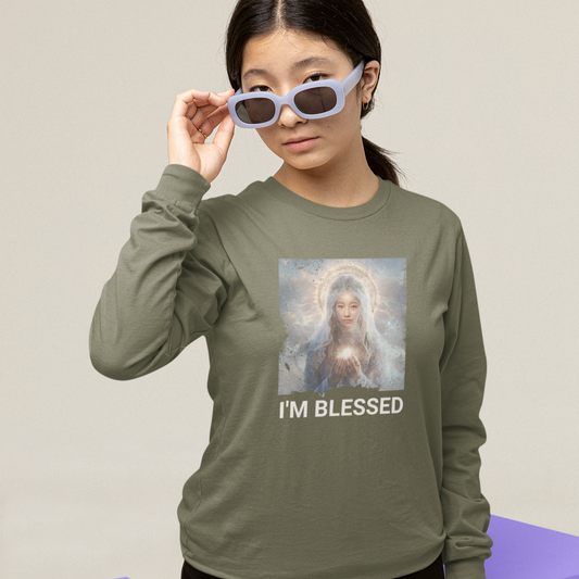 Women Custom Sweater (Blessed) - Weave West