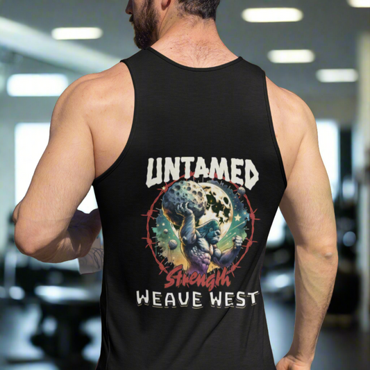 Polyester Body Fit Tank (Untamed Strength) - Weave West