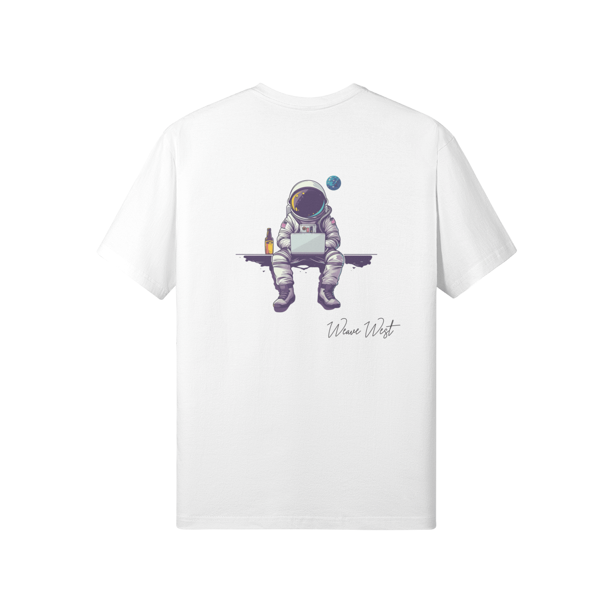 Premium Classic Fit Cotton Tee (Alone in Space) - Weave West