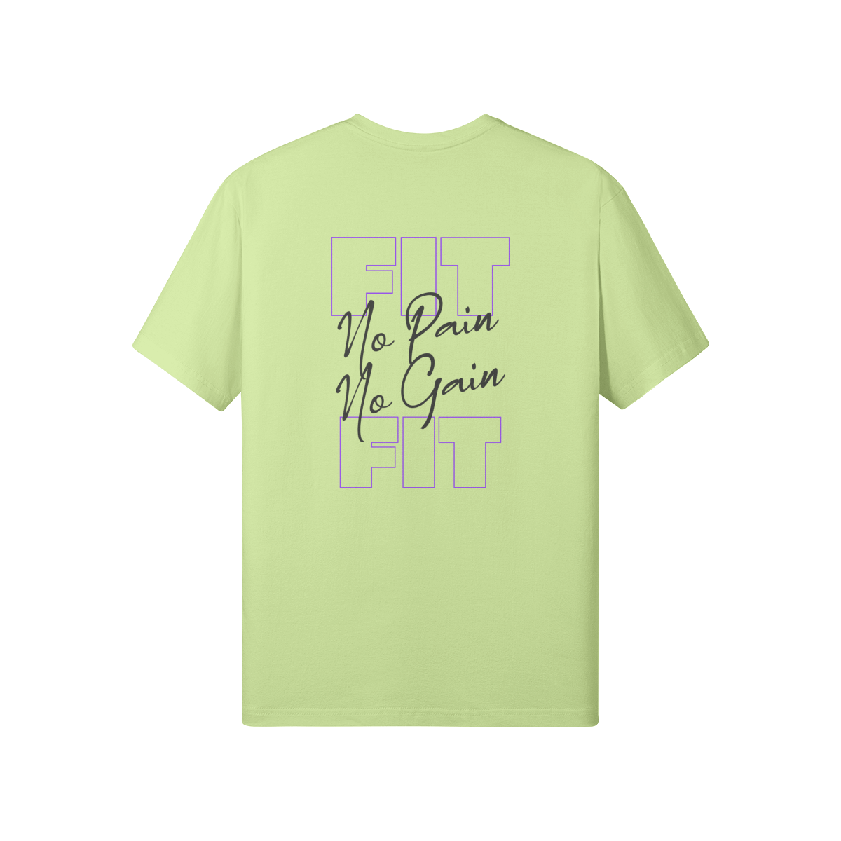 Premium Classic Fit Cotton Tee No Pain No Gain - Weave West