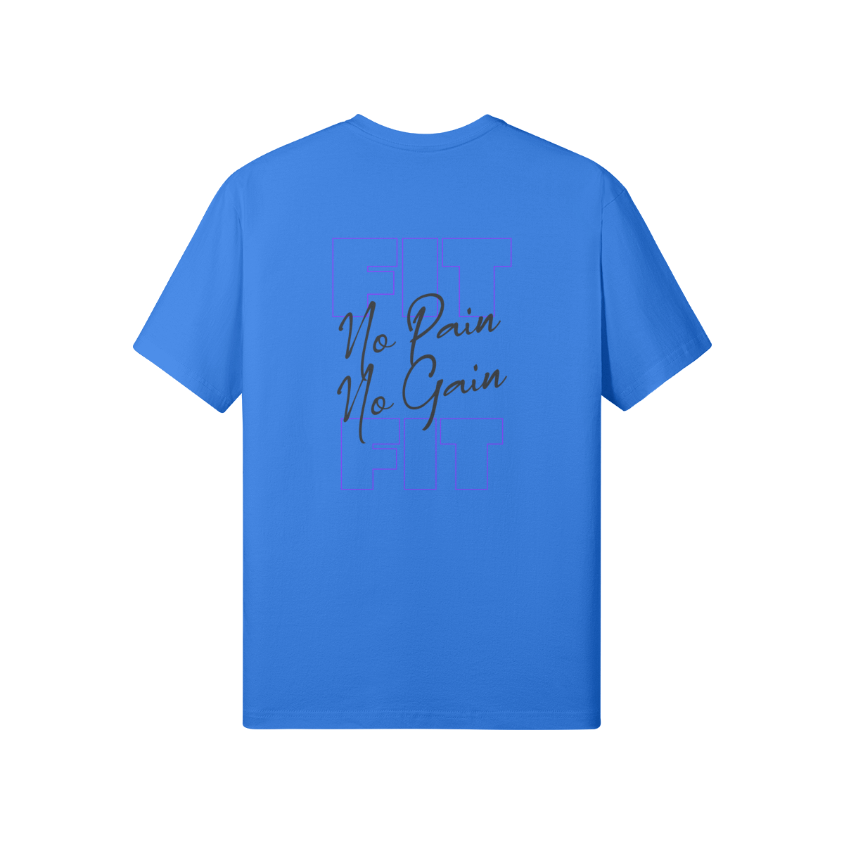 Premium Classic Fit Cotton Tee No Pain No Gain - Weave West