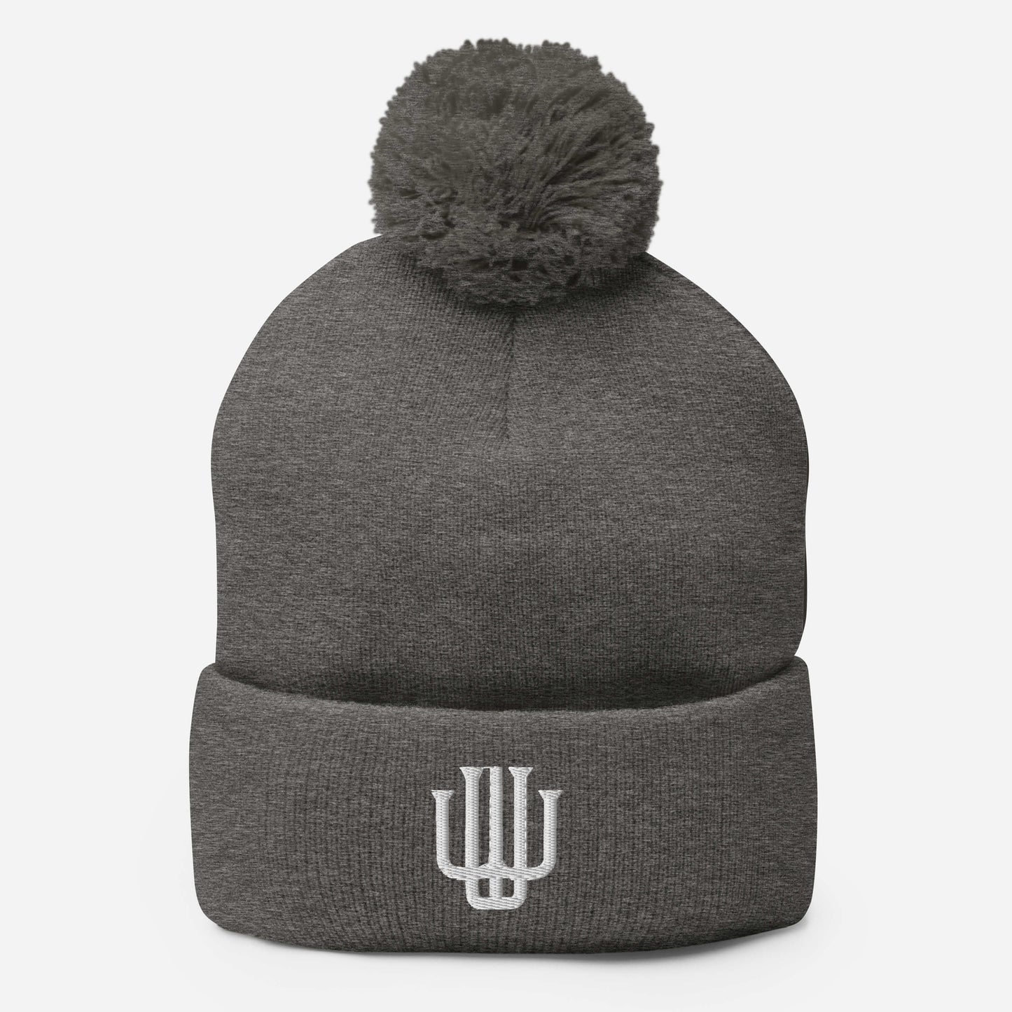 Embroidered Pom Pom Beanie 1 - Weave West