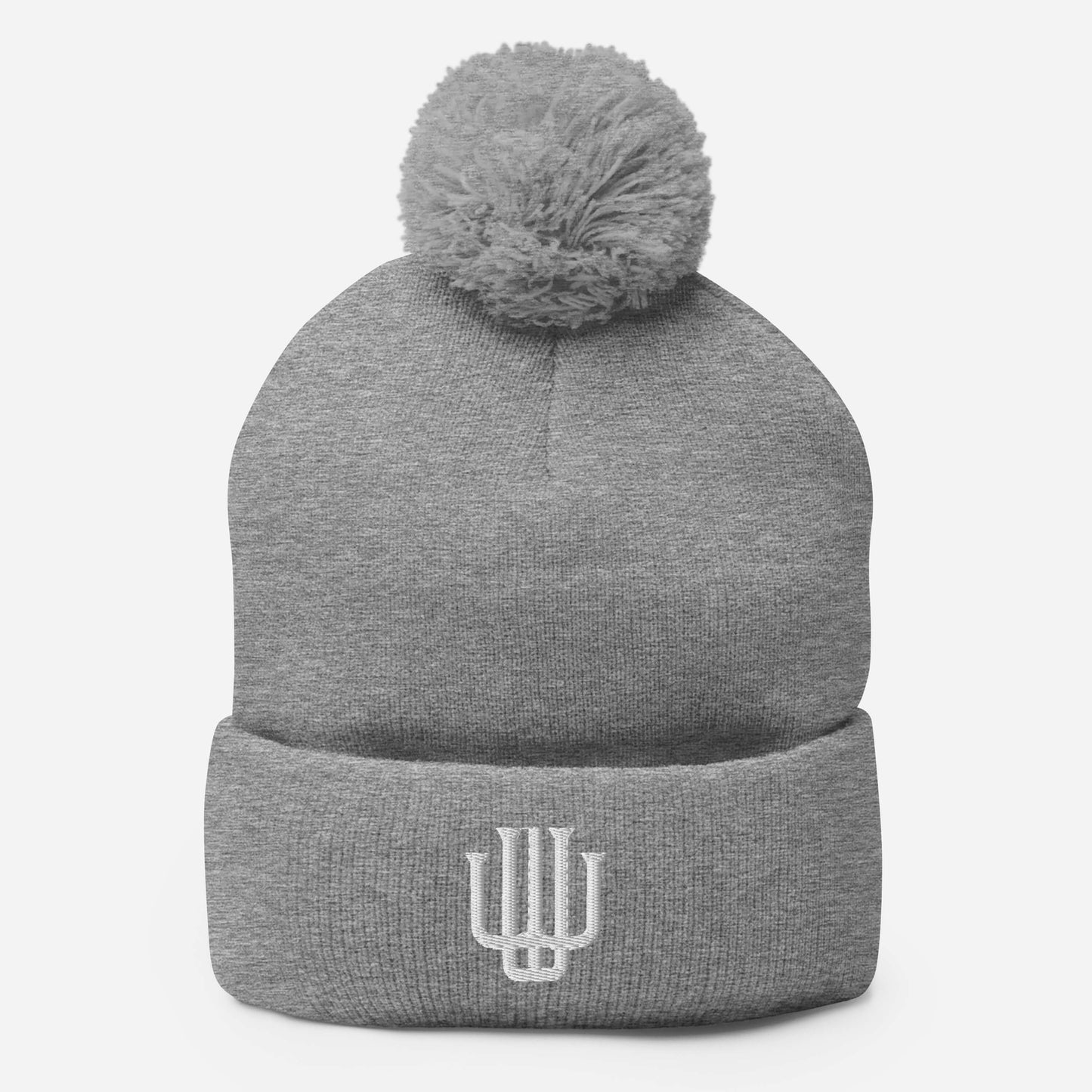 Embroidered Pom Pom Beanie 1 - Weave West