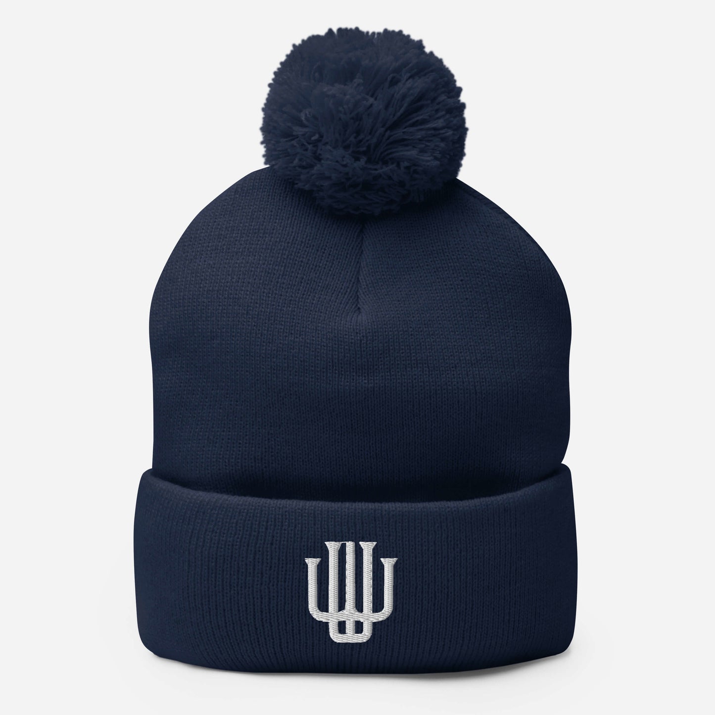 Embroidered Pom Pom Beanie 1 - Weave West