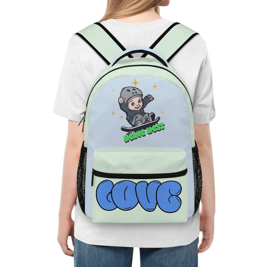 Casual School Backpack Love | Girl Cute Backpack - Weave West