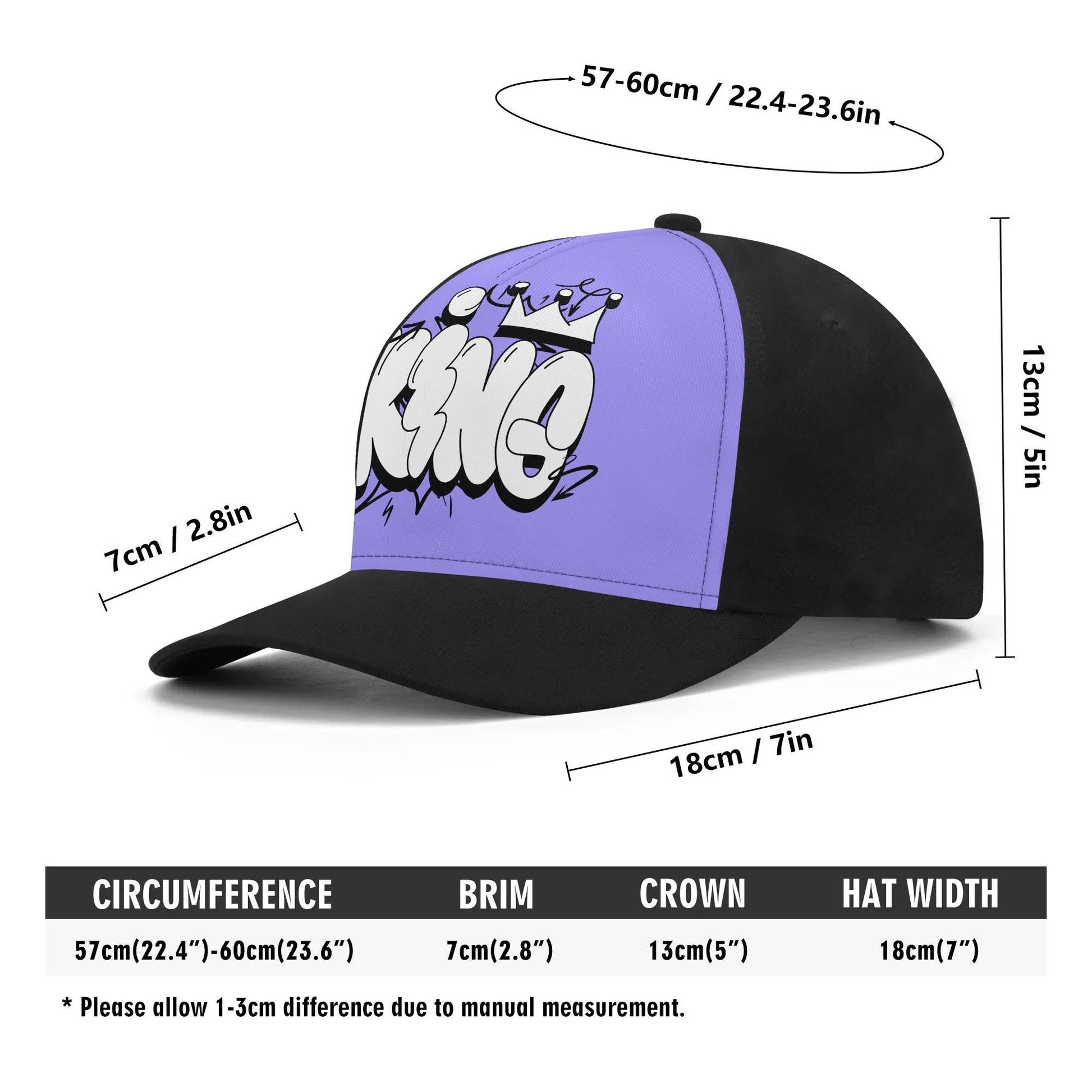 Personalized Baseball Cap King - Weave West