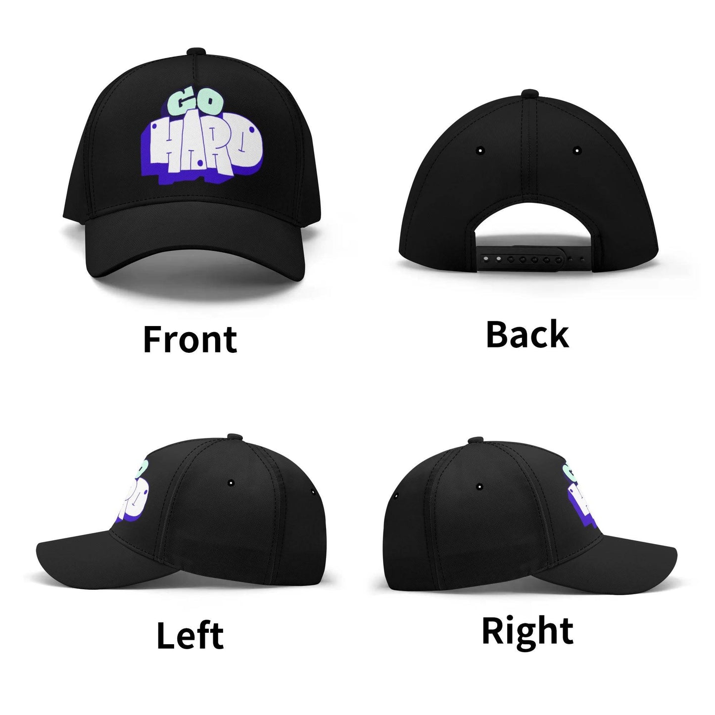 Personalized Lightweight Cap Go Hard - Weave West