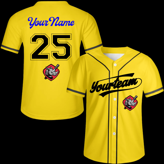 Custom Baseball Jersey (Sunglow) - Weave West