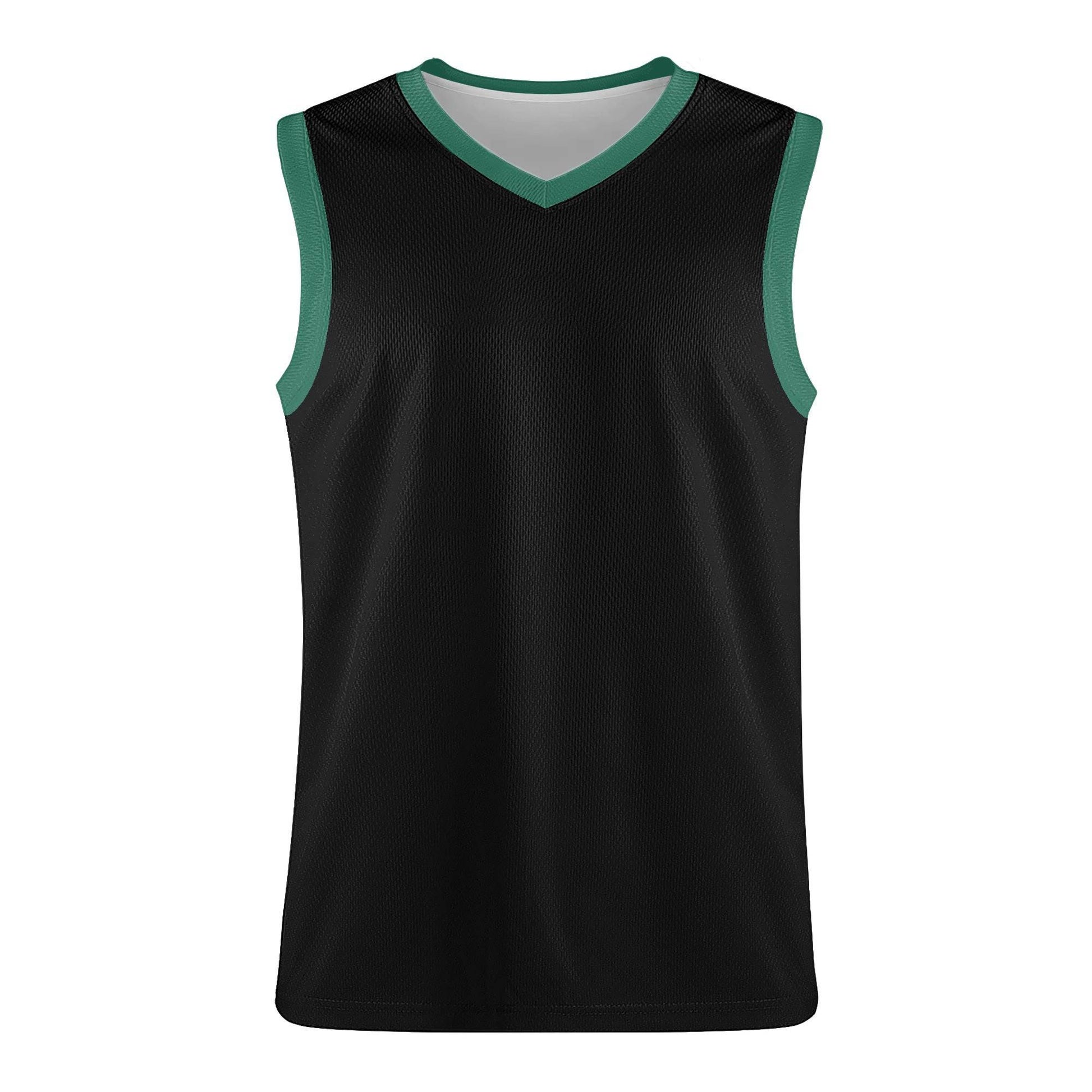 Custom Basketball Jersey (Green-Black) - Weave West