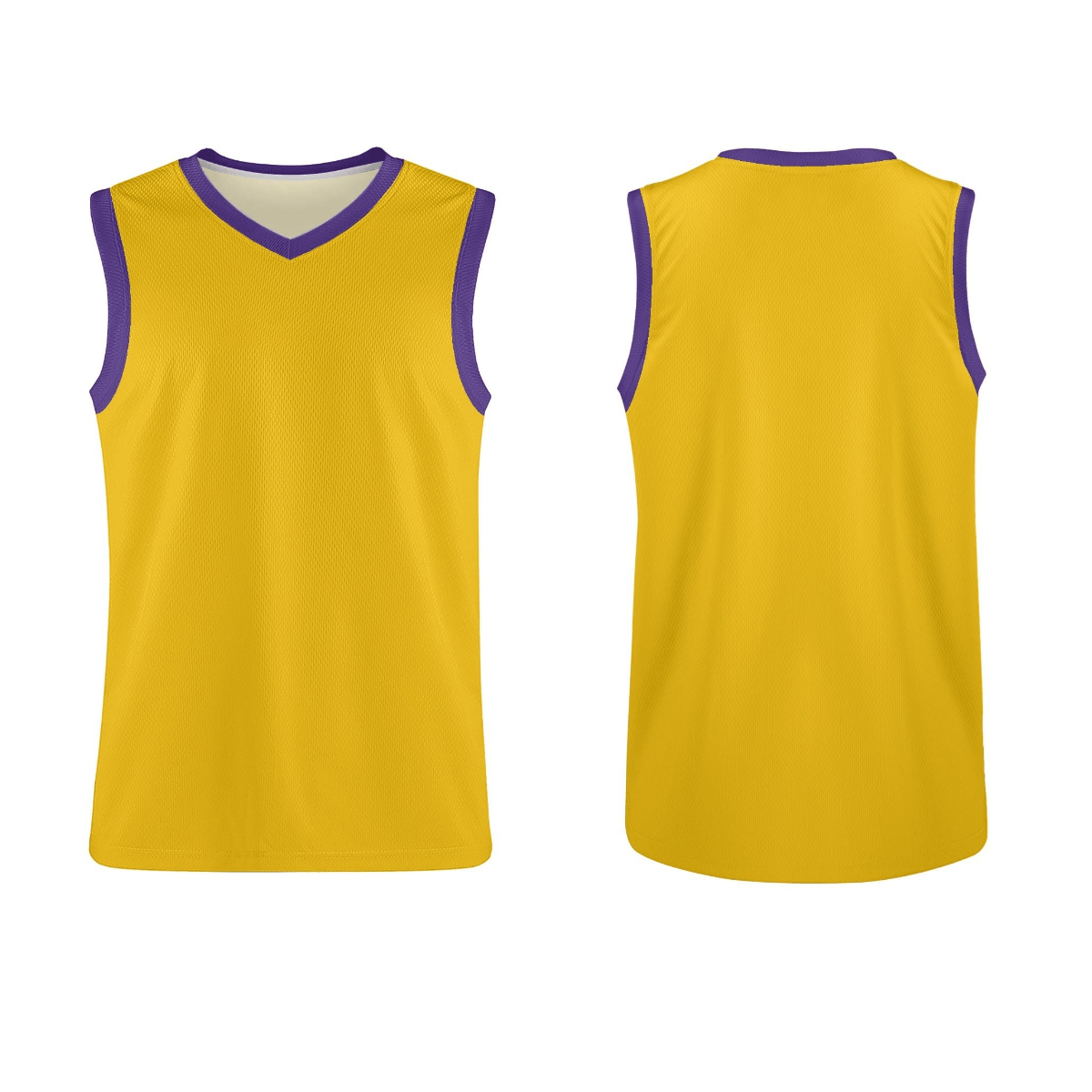 Custom Basketball Jersey (Purple-Golden) - Weave West