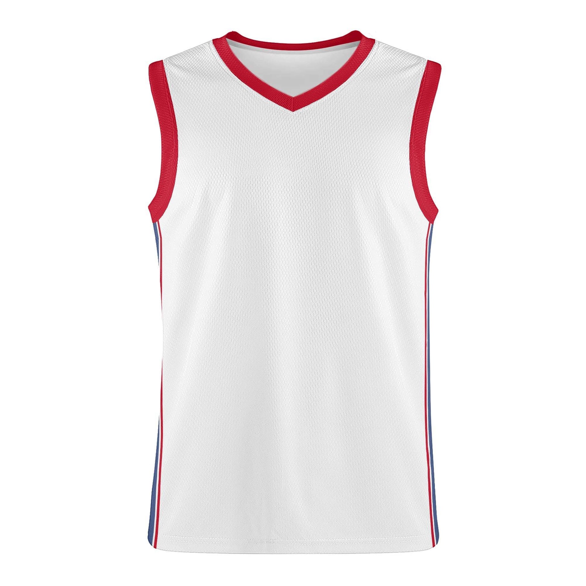 Custom Basketball Jersey (Red-White) - Weave West