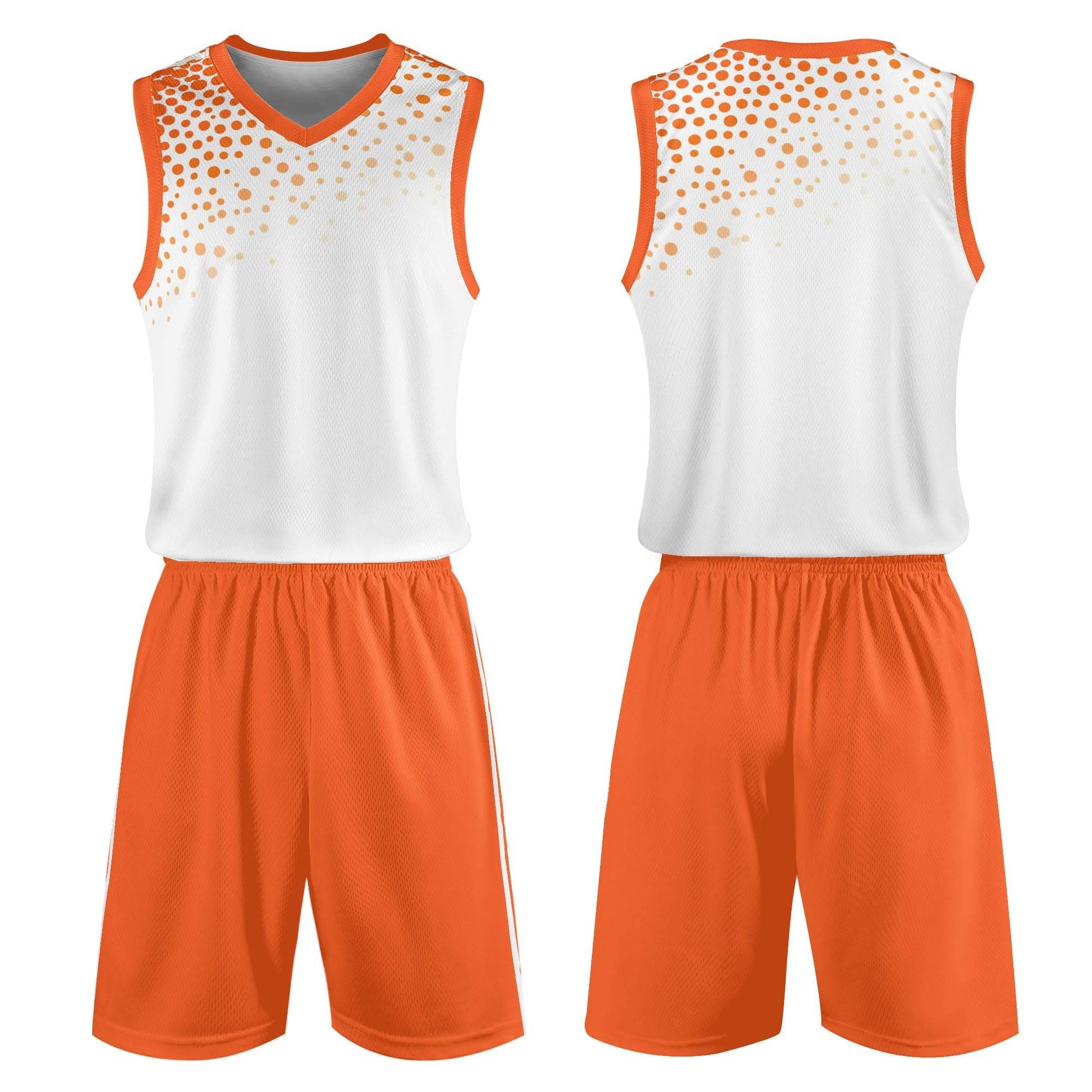 Custom Basketball Uniform (Flare Orange) - Weave West