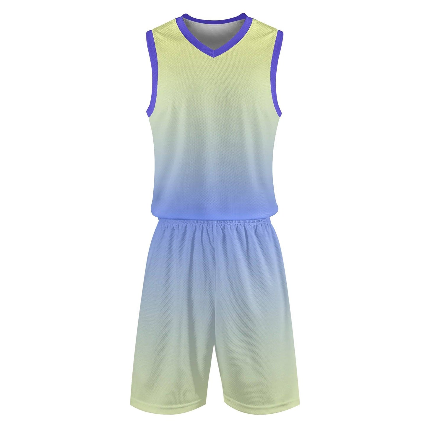 Custom Basketball Uniform (Golden Sapphire) - Weave West