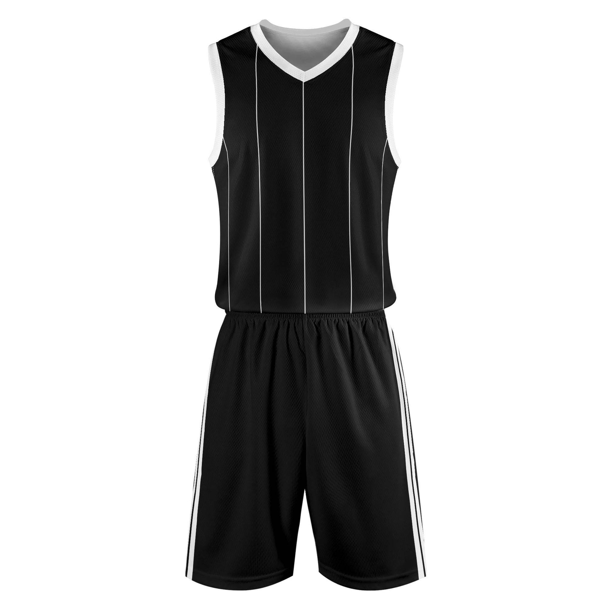 Custom Basketball Uniform (Midnight Zebra) - Weave West