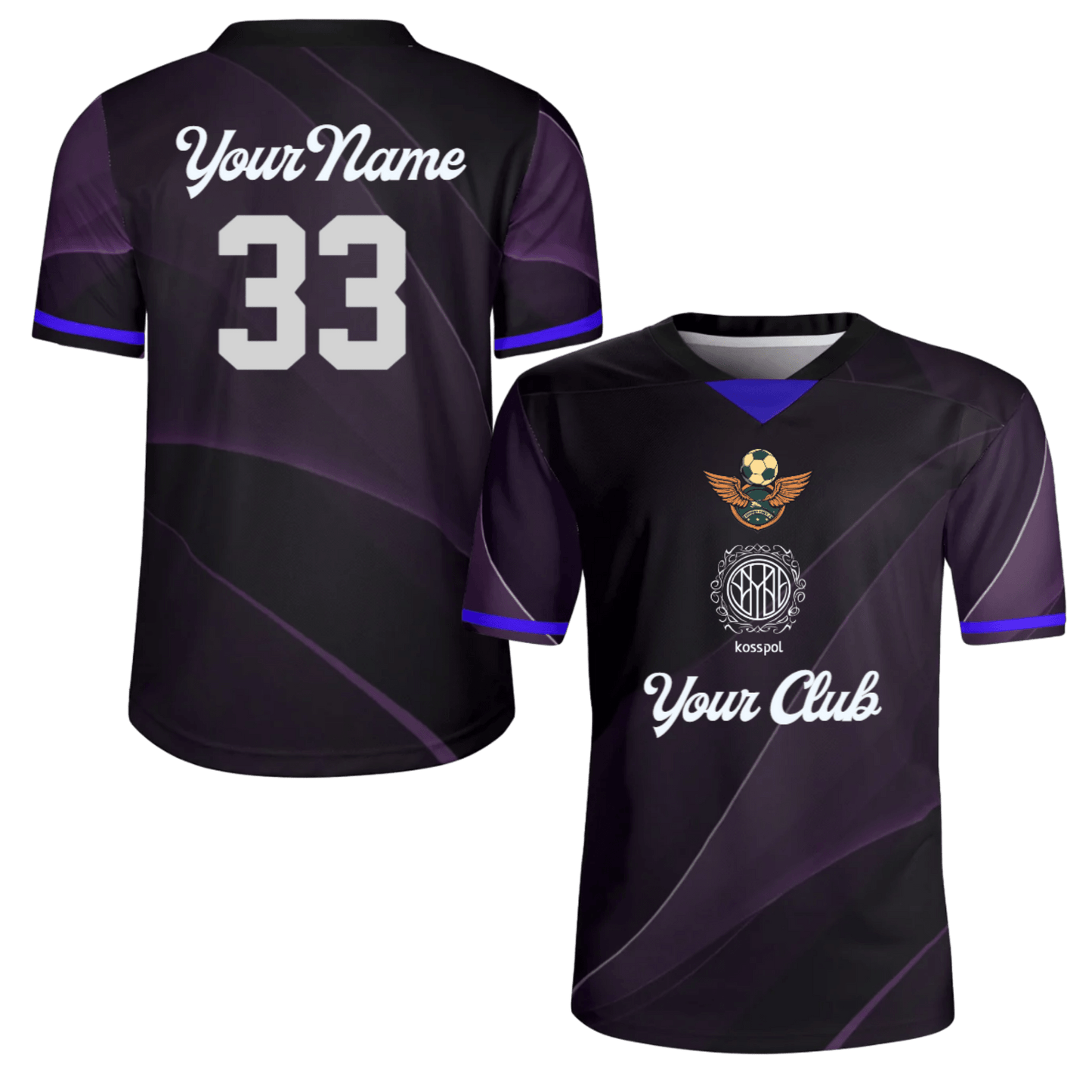 Custom Soccer Jersey (Amethyst Night) - Weave West