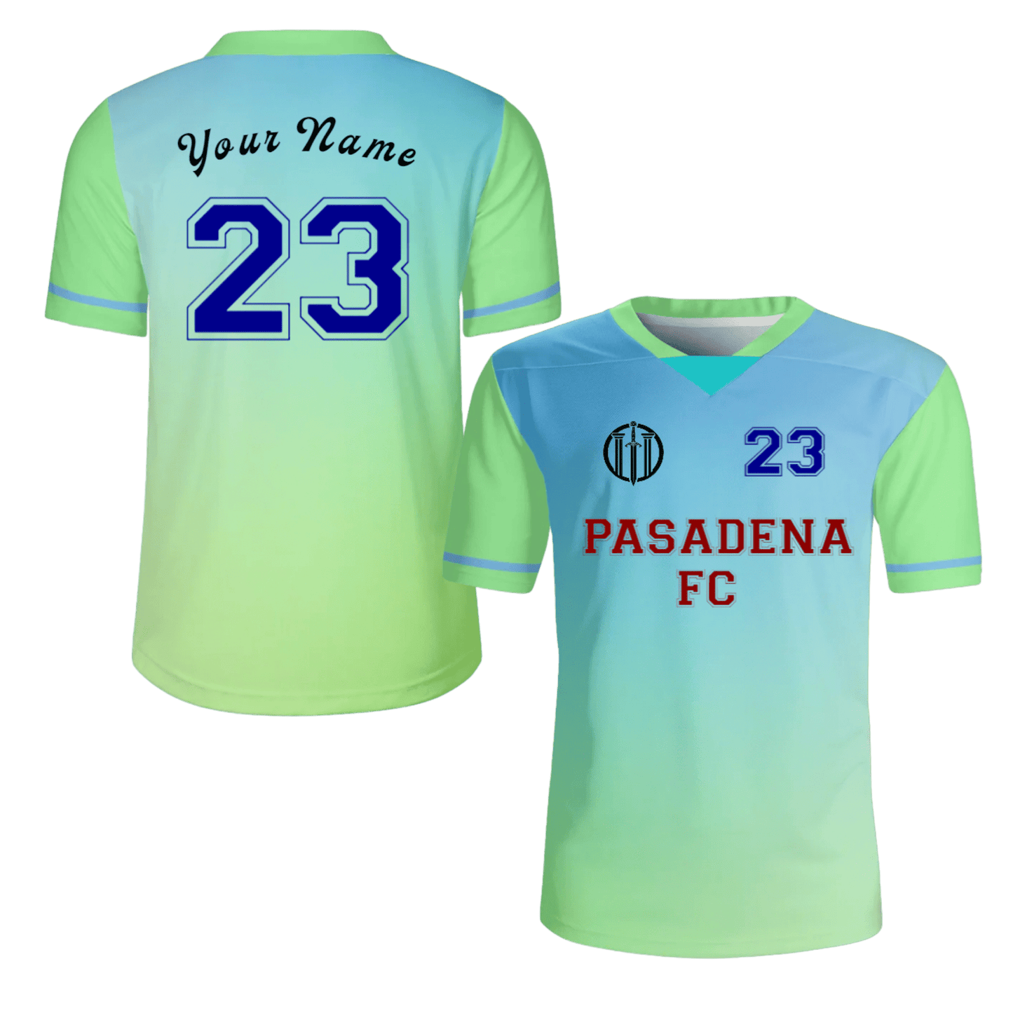 Custom Soccer Jersey (Lime Glow) - Weave West