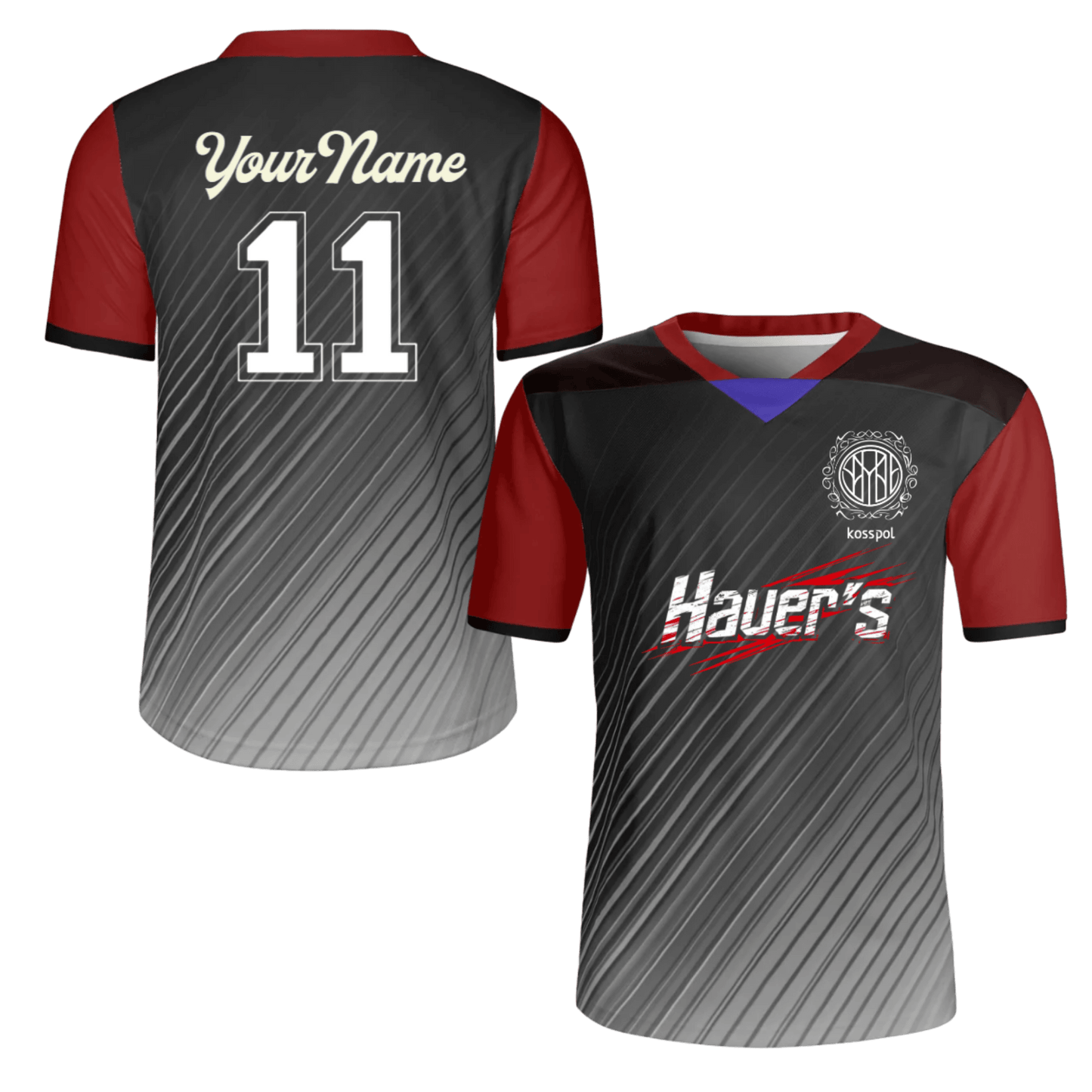 Custom Soccer Jersey (Ruby Noir) - Weave West