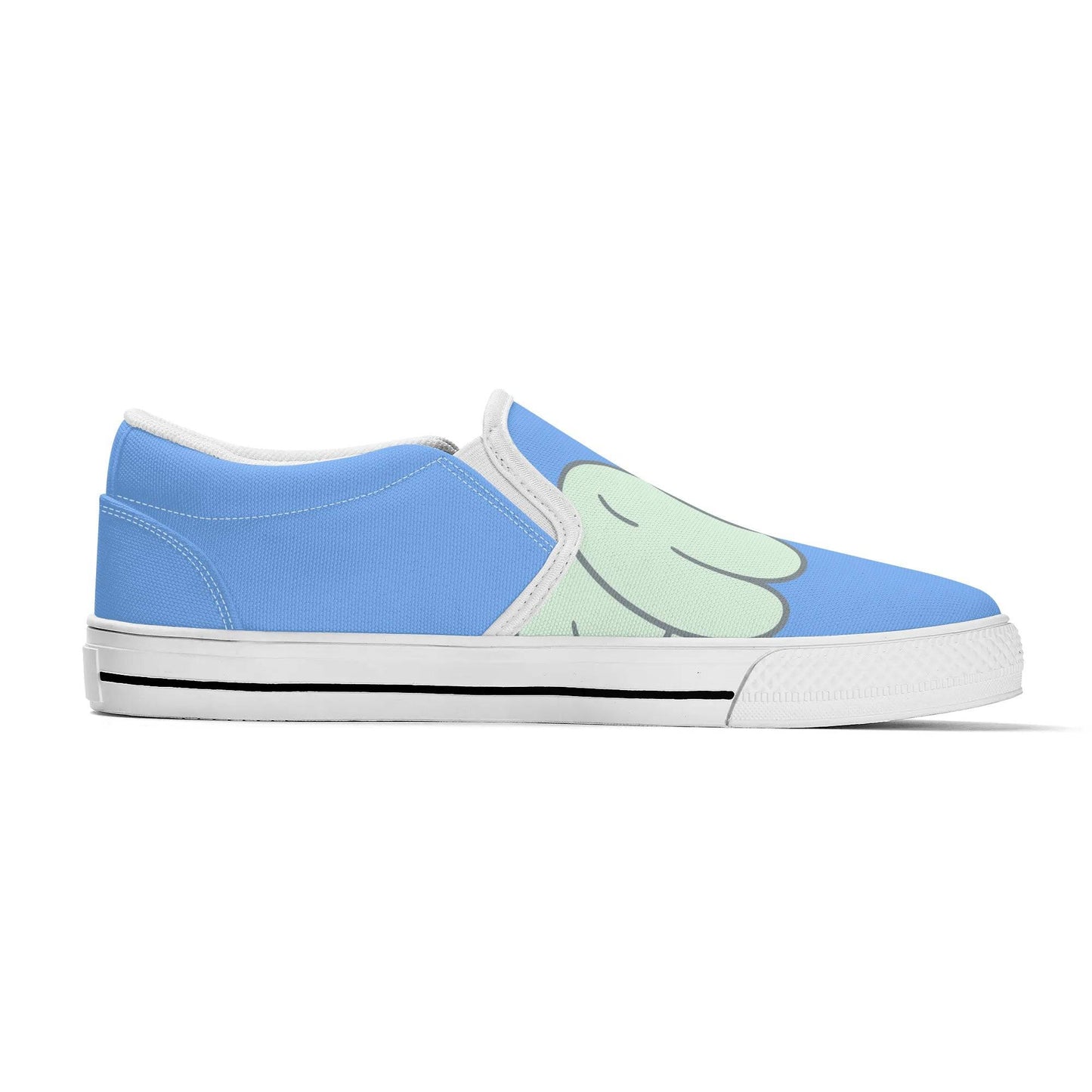 Personalized Classic Slip On Azure Blue - Weave West