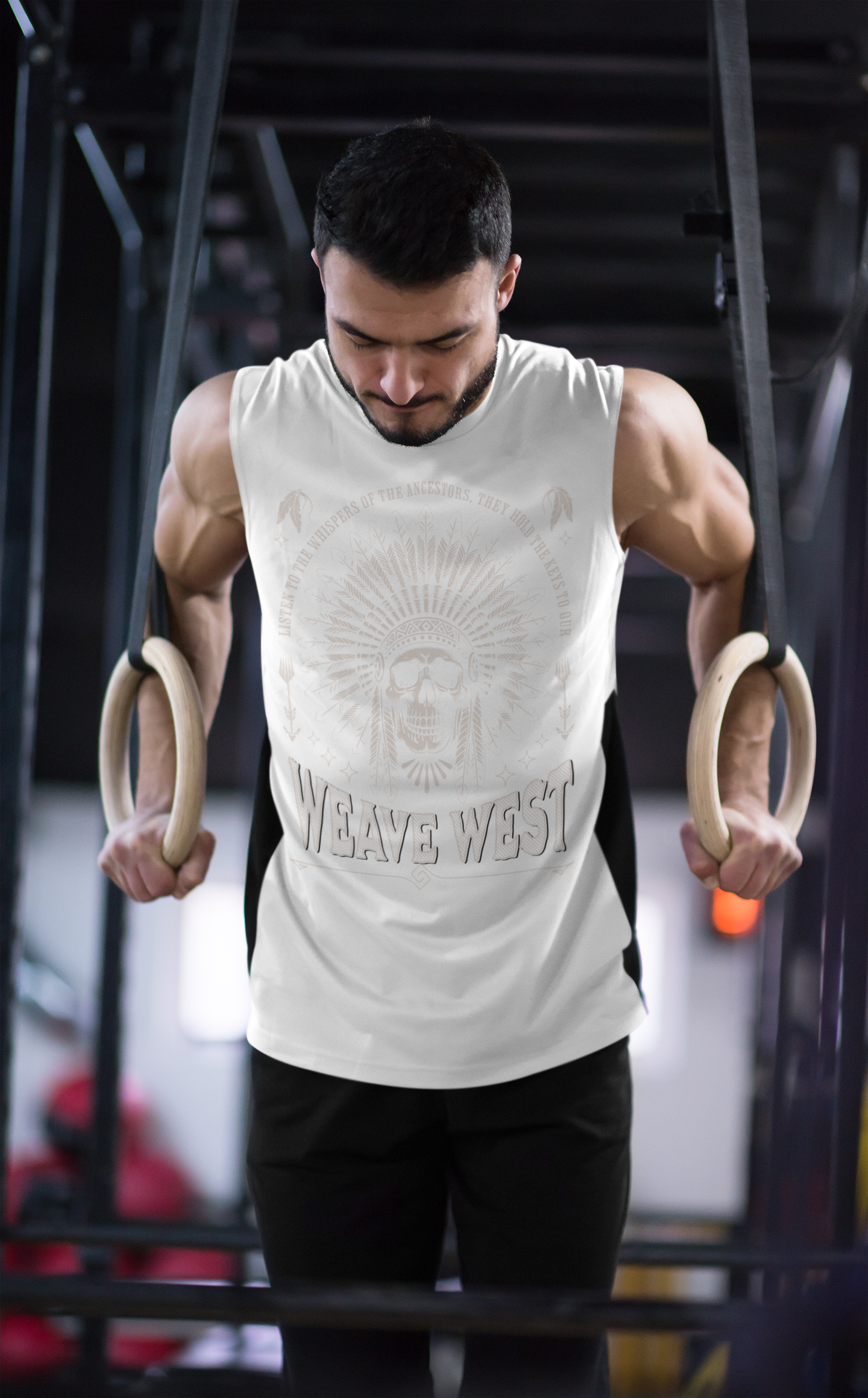 High Quality Round Neck Slim Exercising Tank (Ancestor) - Weave West