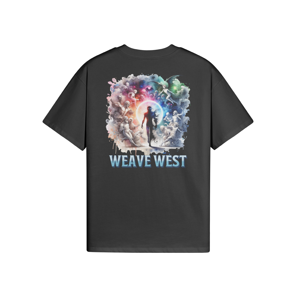 High Quality Cotton Oversized Loose-Fit Tee (Dark Lord) - Weave West