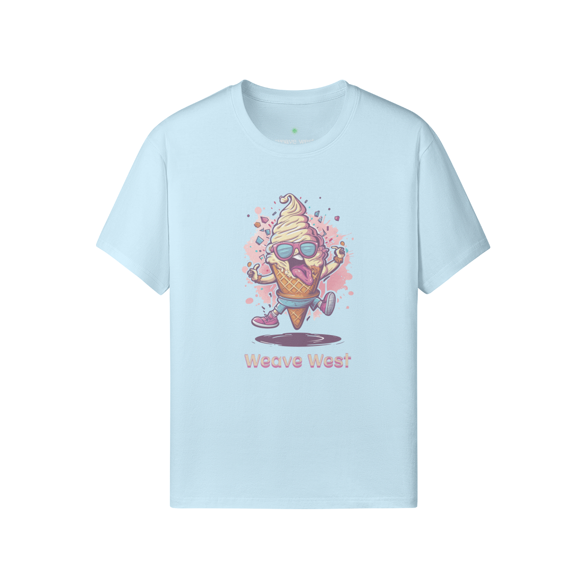 Soft Cotton Tee Cool Happy Ice Cream - Weave West