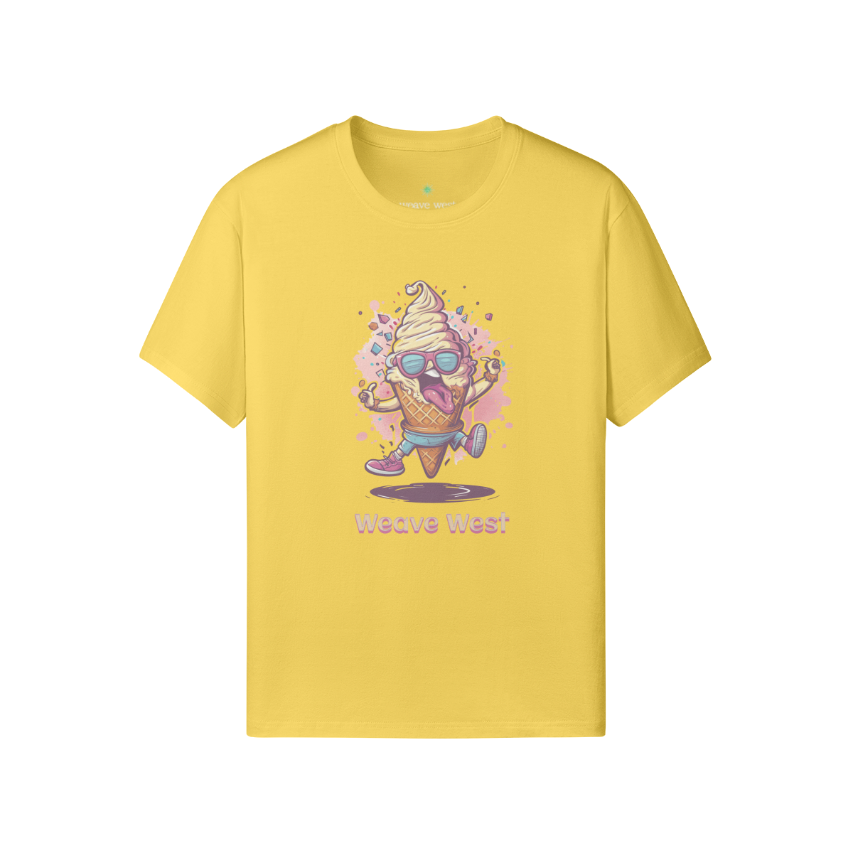 Soft Cotton Tee Cool Happy Ice Cream - Weave West