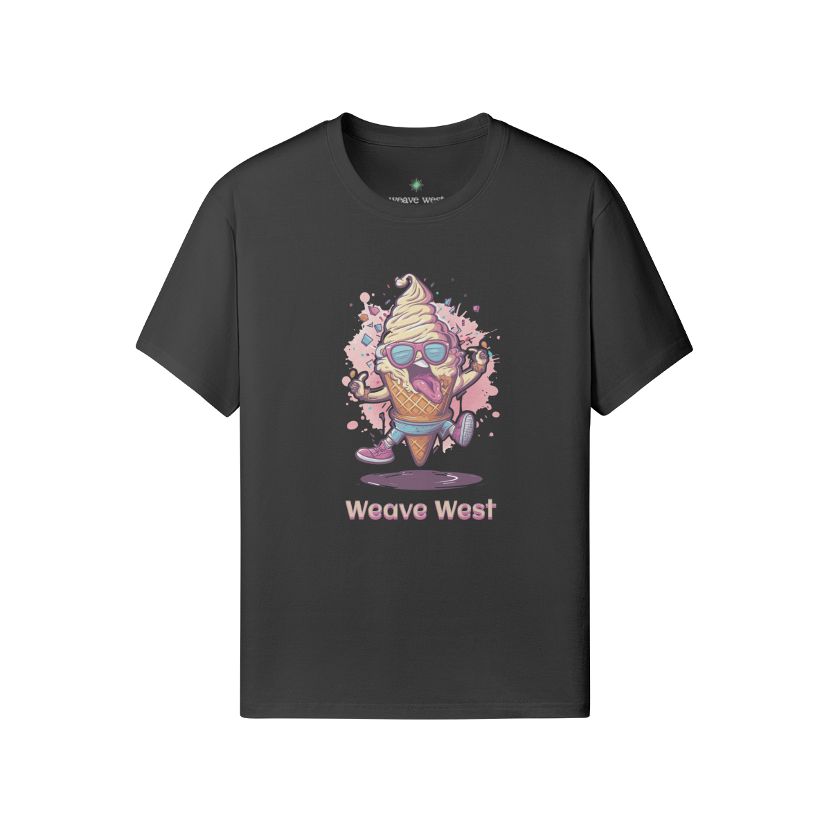 Soft Cotton Tee Cool Happy Ice Cream - Weave West