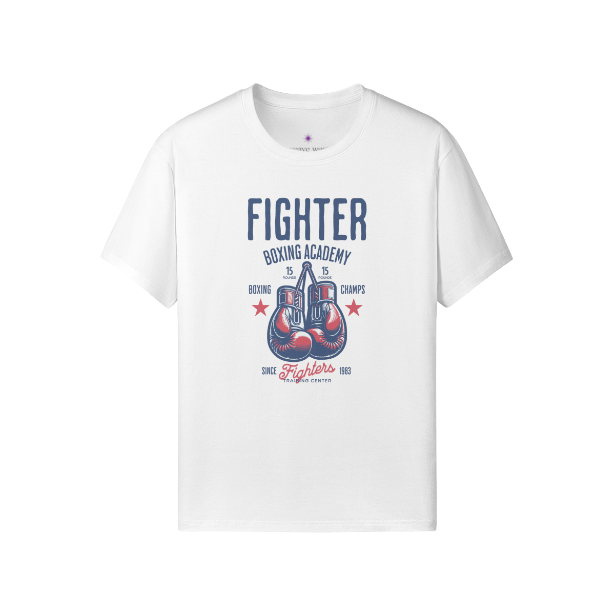 Premium Classic Fit Cotton Tee Fighter - Weave West