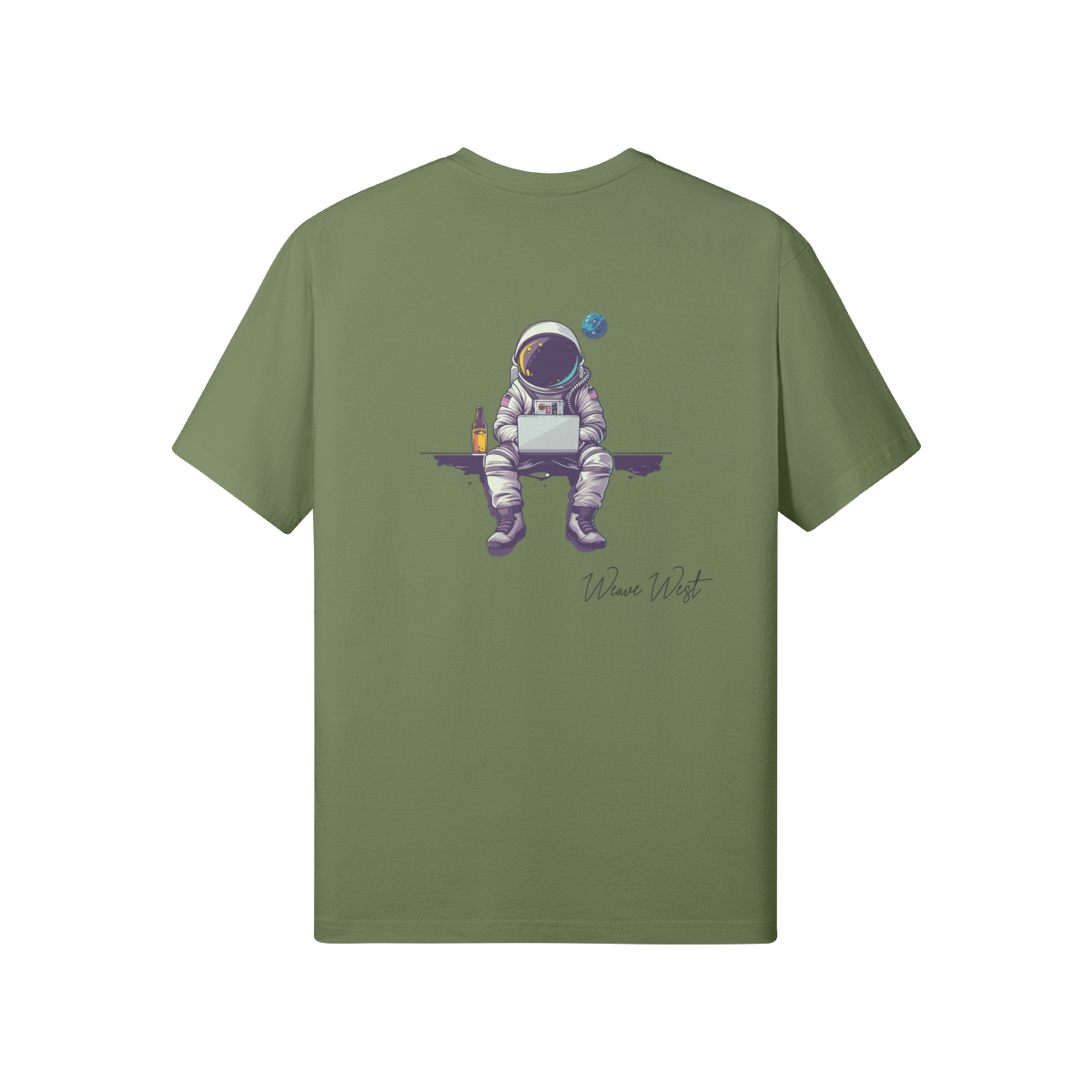 Premium Classic Fit Cotton Tee (Alone in Space) - Weave West