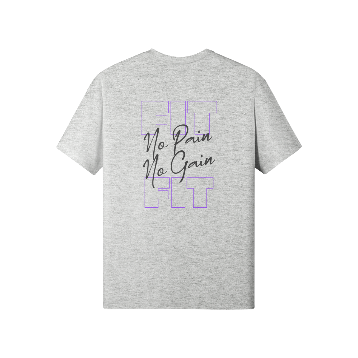 Premium Classic Fit Cotton Tee No Pain No Gain - Weave West