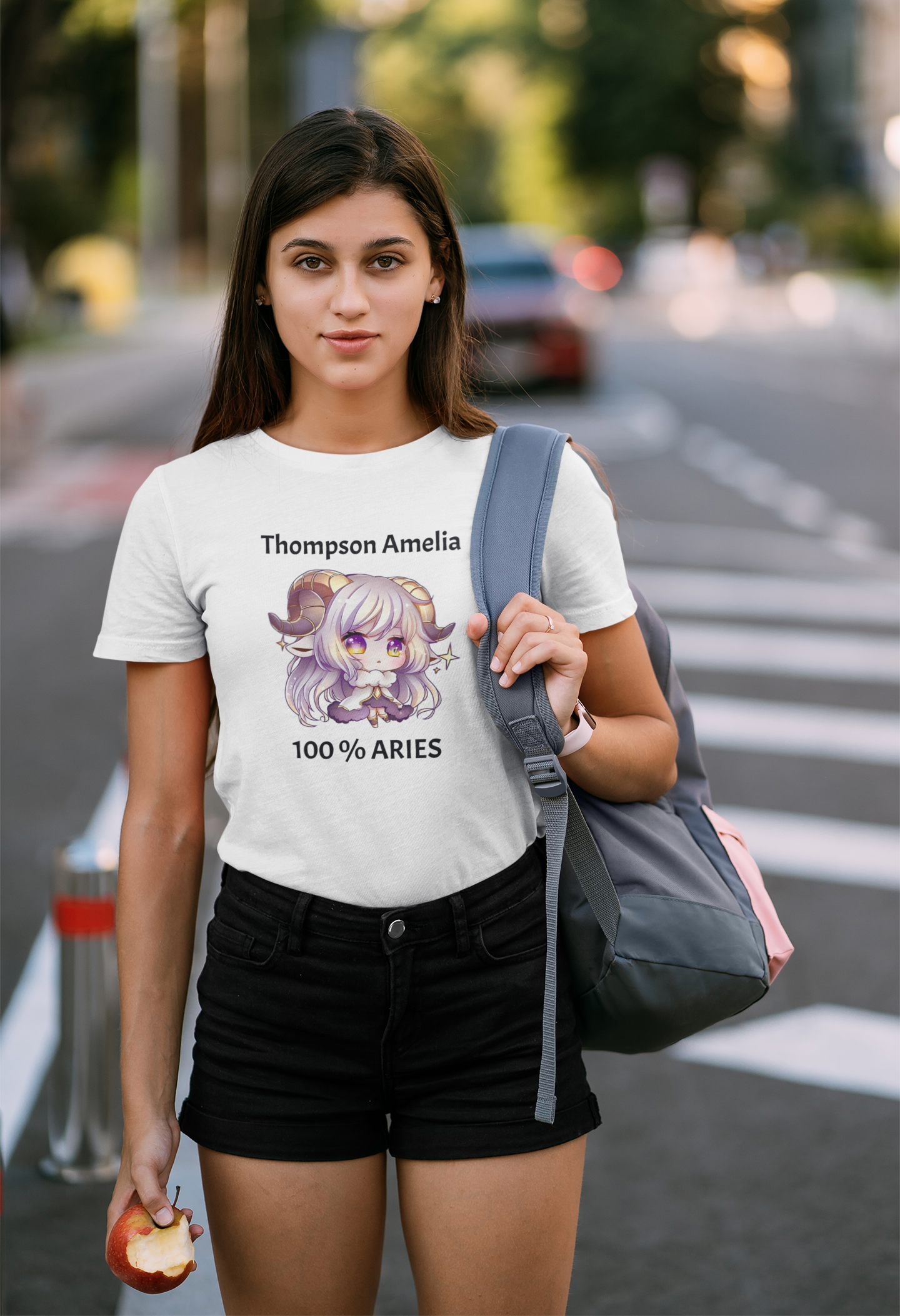 Personalized Soft Cotton Tee (100 % ARIES) - Weave West