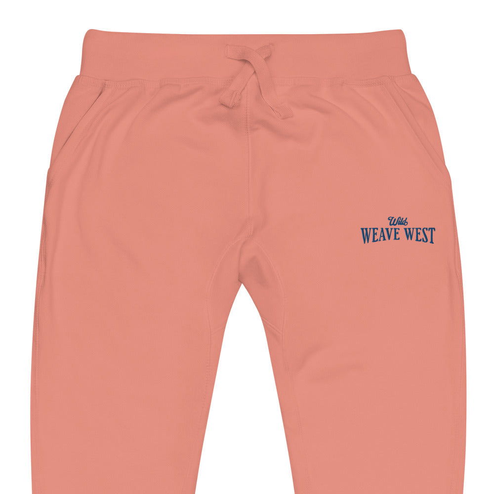 Soft Slim Fit Fleece Joggers (Logo2) - Weave West