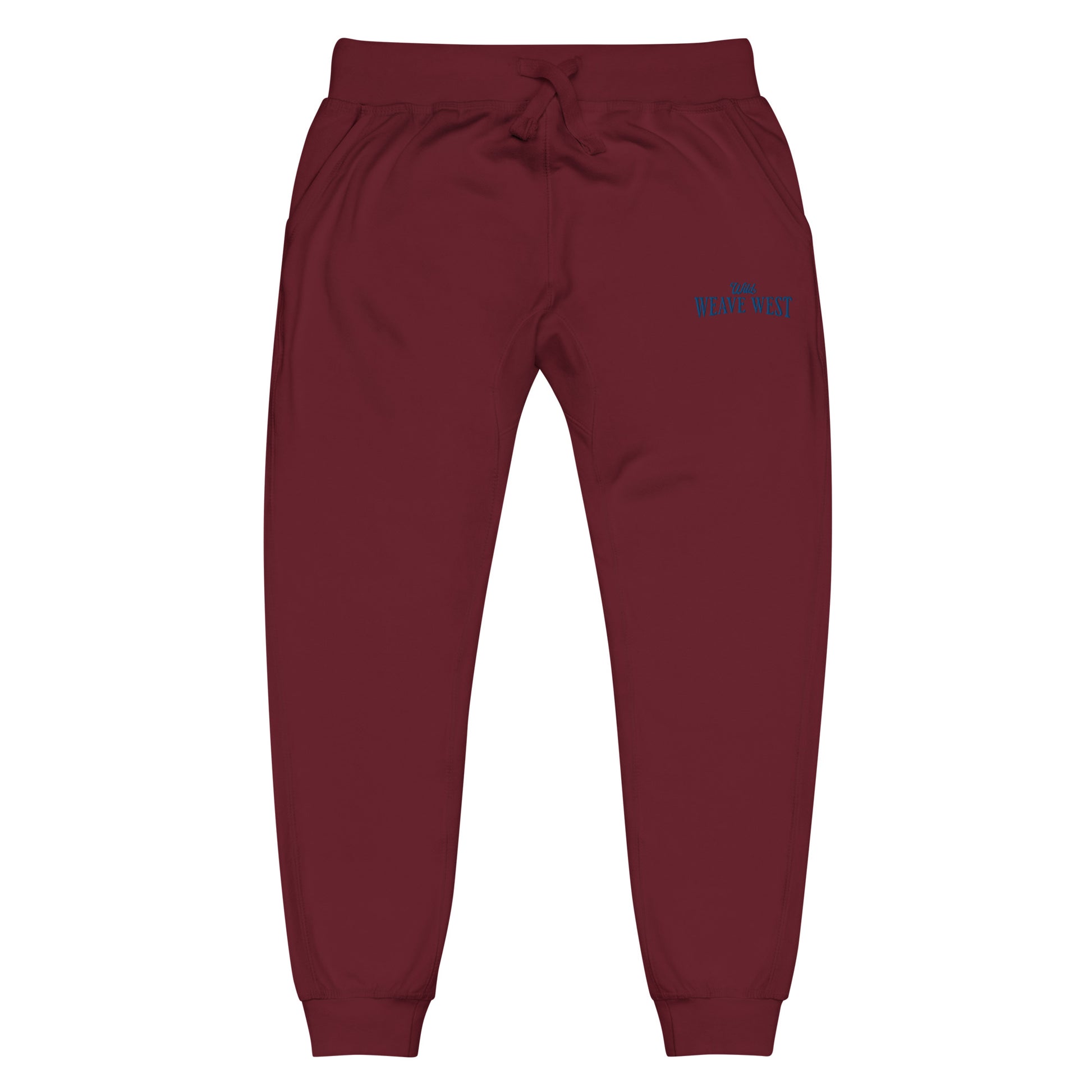 Soft Slim Fit Fleece Joggers (Logo2) - Weave West