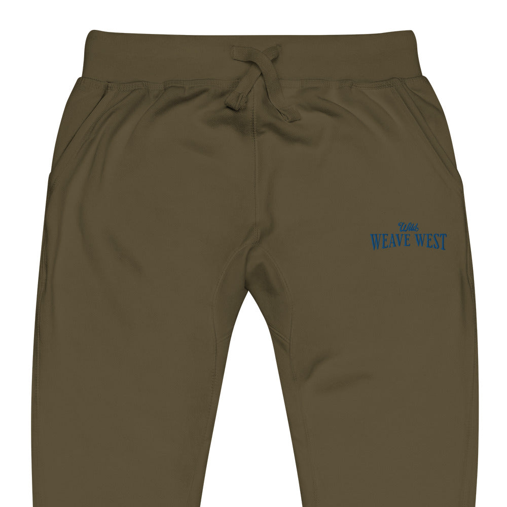 Soft Slim Fit Fleece Joggers (Logo2) - Weave West