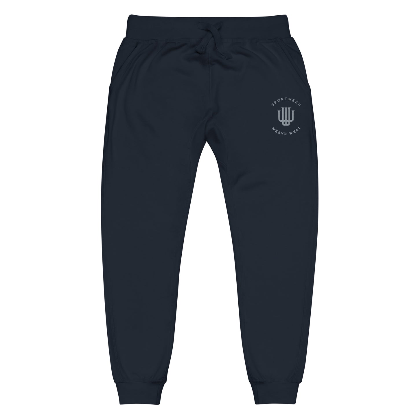 Soft Slim Fit Fleece Joggers (Logo1) - Weave West