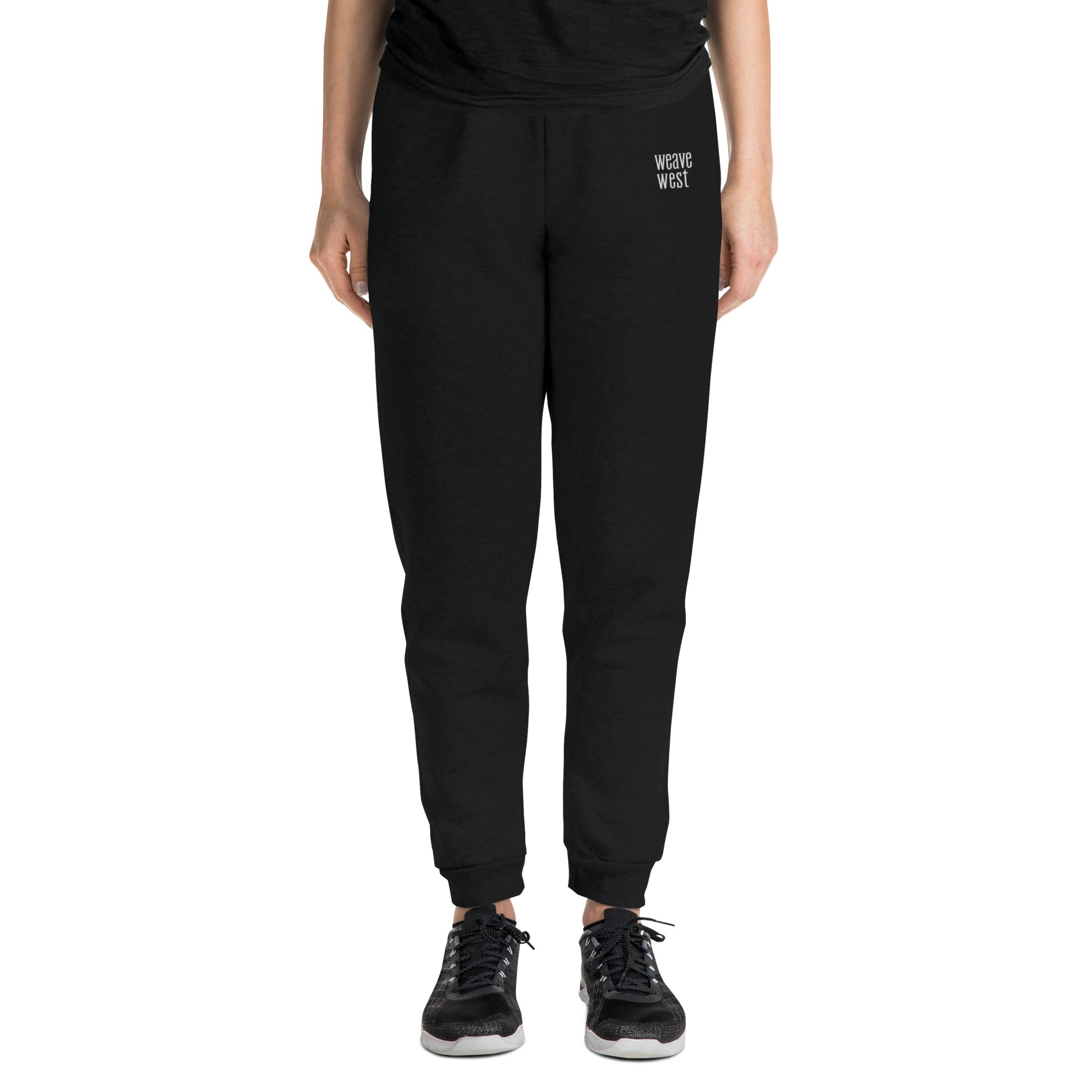 Soft Loose Fit Fleece Joggers Logo 2 - Weave West