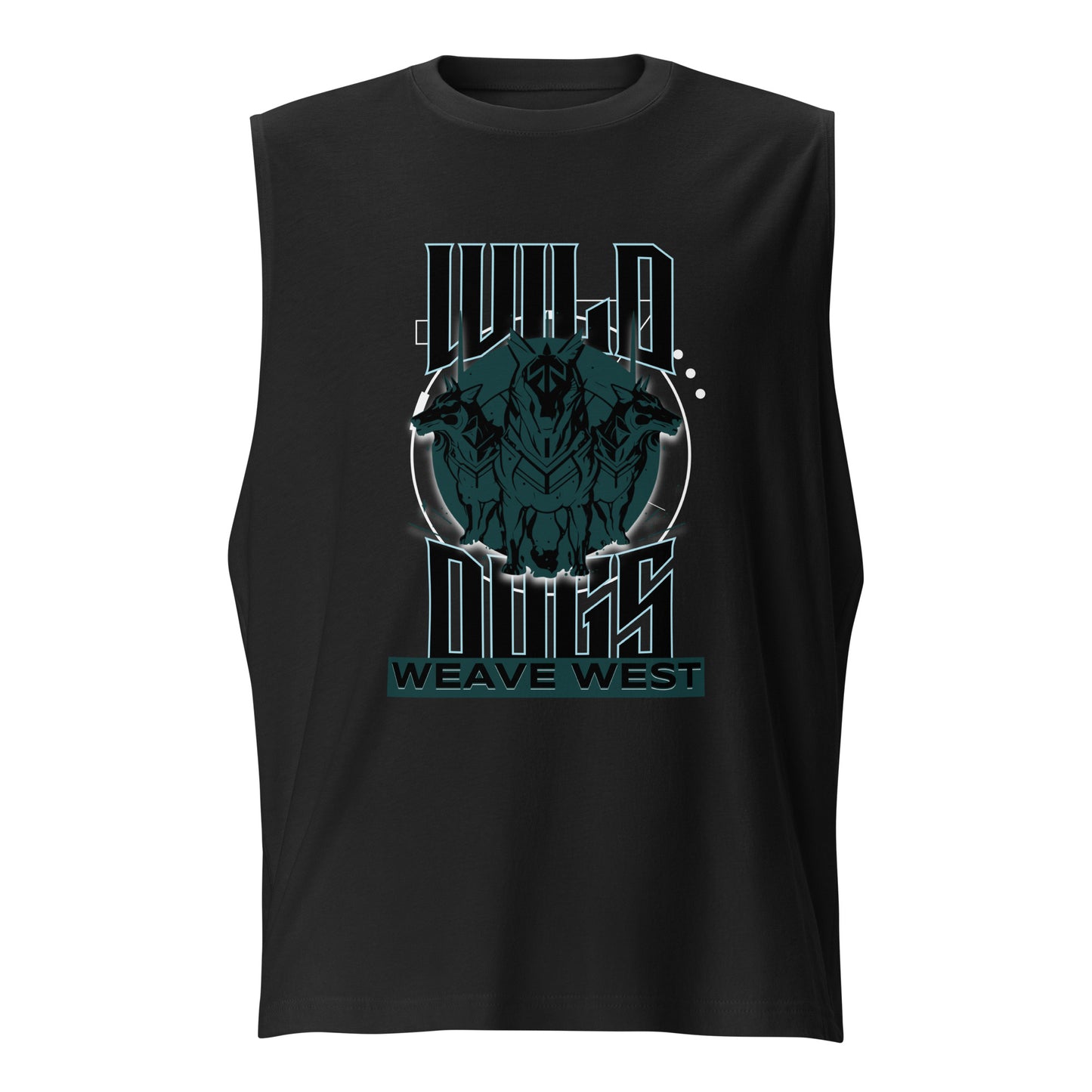 High Quality Round Neck Slim Exercising Tank (Wild Dogs) - Weave West