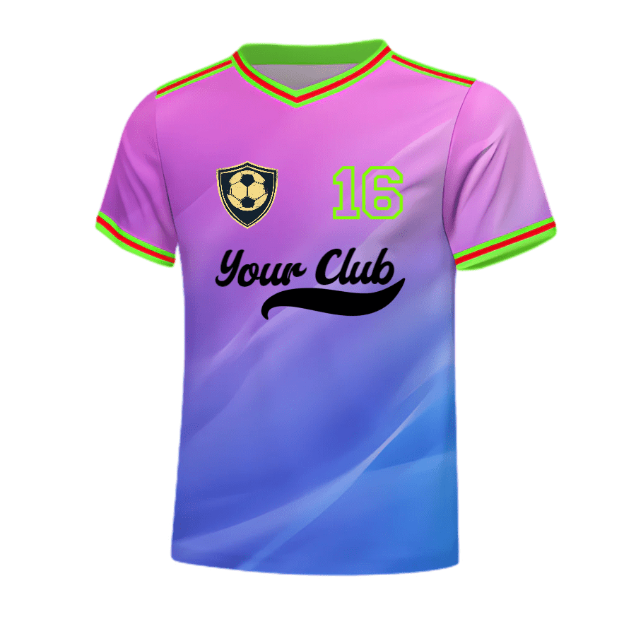 Custom Youth Soccer Uniform (Royal Sunset) - Weave West