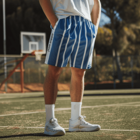 Micro Fiber Breathable Athletic Shorts (Stripe1) - Weave West